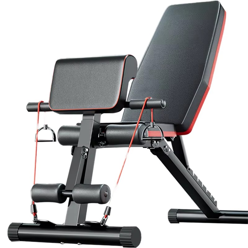 Home Gym Bench - Kommerzielle Fitnessgeräte Verstellbare Schrägbank - Multifunktionales