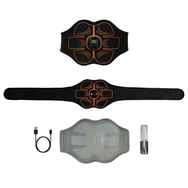 Weight Belt Lifting - Bauchtrainer Bauchmuskel-Trainingsgürtel Intelligenter Muskelstimulator USB-Aufladbar Körpermassage