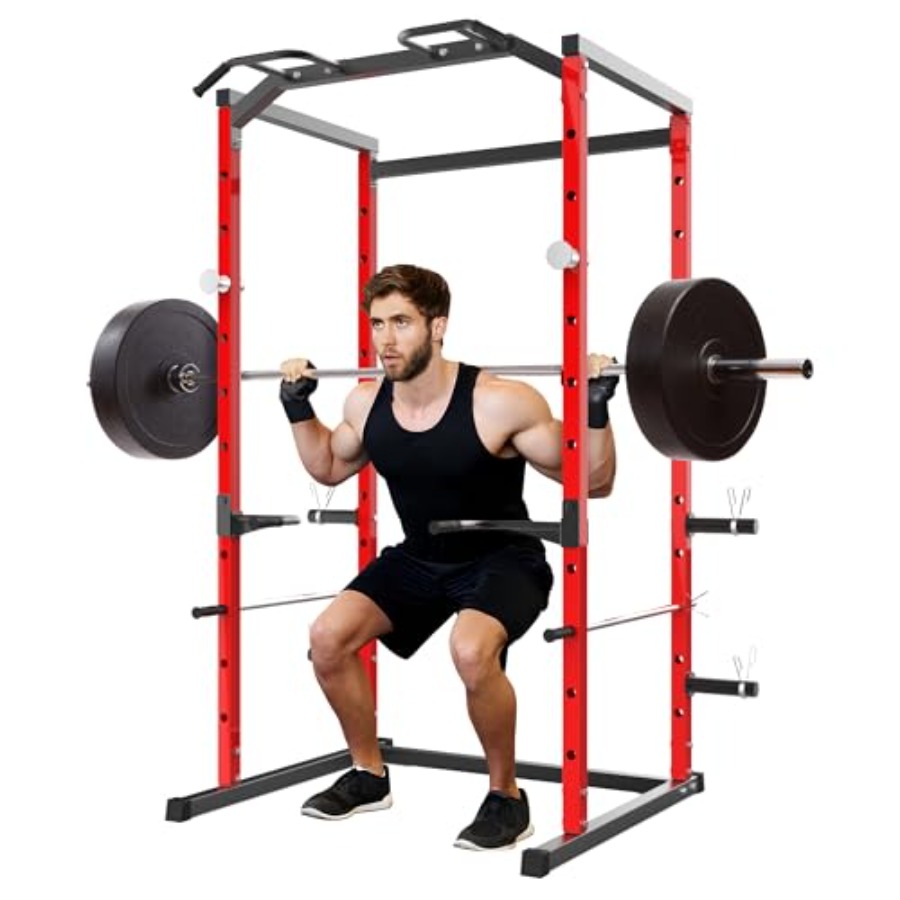 Home Gym Pull Up - Hochbelastbarer Power Cage mit Klimmzugstange, 1100LB