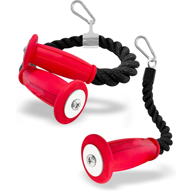 Home Gym Cable - Ergonomische Trizeps-Seile, rutschfeste Kabelbefestigung, Fitnessstudio oder