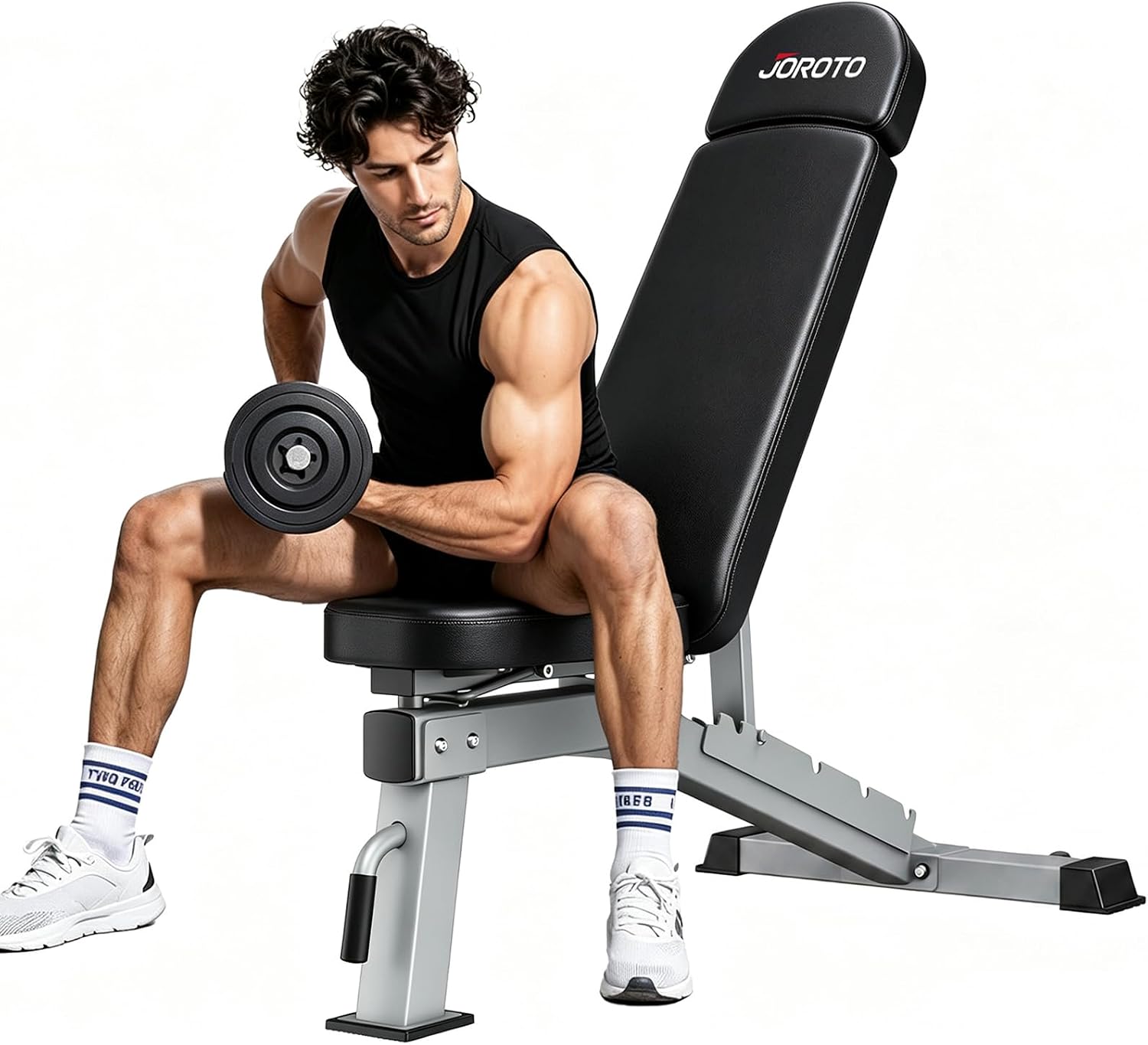 Home Gym Bench - Verstellbare Hantelbank mit 1300 LBS Kapazität,