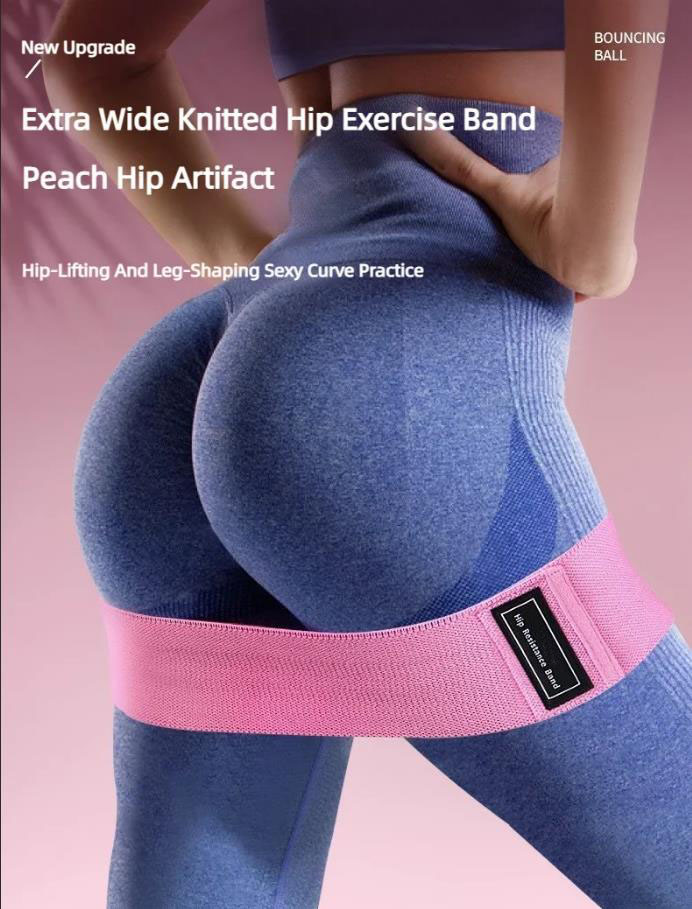 Home Gym Resistance Machine - 3-teiliges Set Stoff-Widerstandsband für Hüfte und