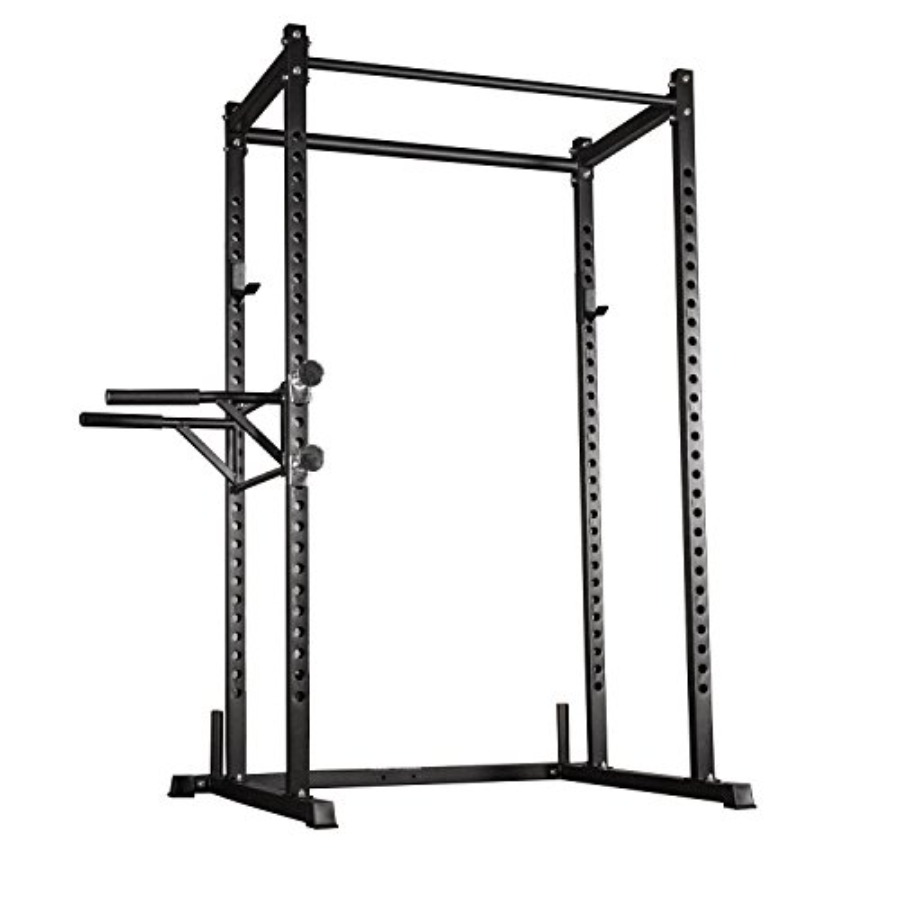 Home Gym Pull Up - Heimfitness-Squat-Cage für Krafttraining: Stahlkonstruktion, schwarze Ausführung,