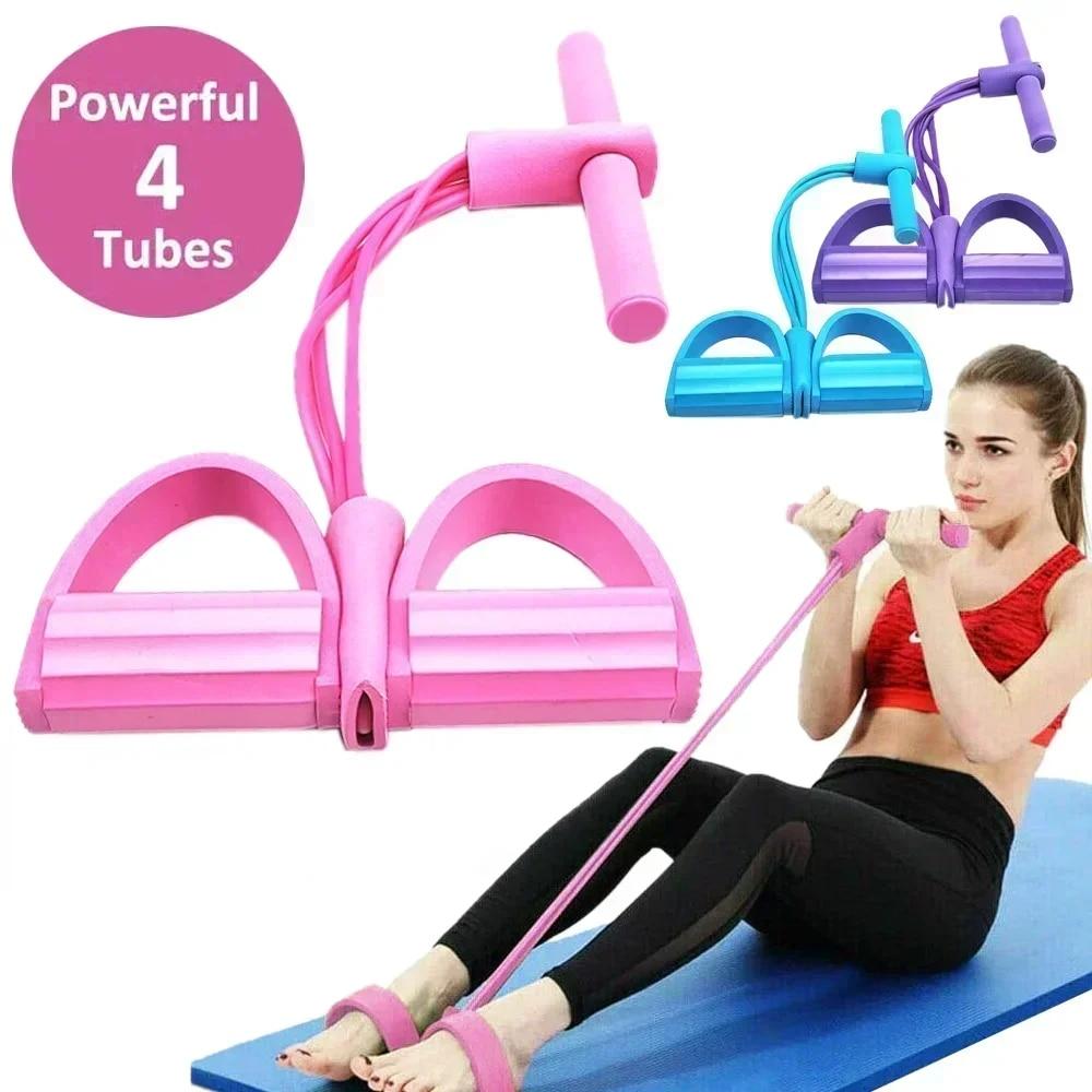 Home Gym Resistance Machine - 4/6 Level Widerstandsband, elastische Bänder mit