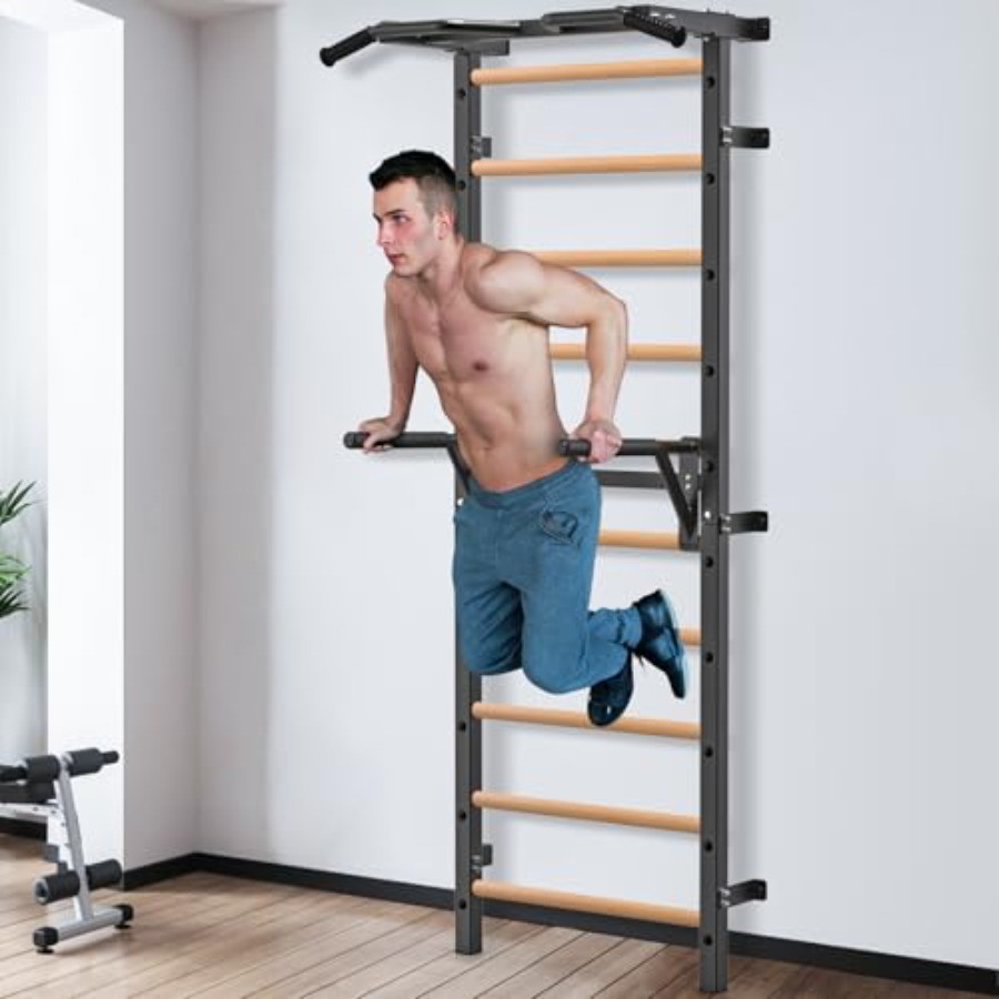 Wandmontierte Gymnastik-Stange – Home Gym Pull Up Bewertung und Preis