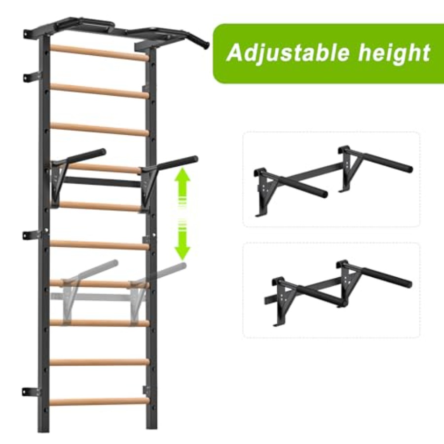 Wandmontierte Gymnastik-Stange – Home Gym Pull Up Bewertung und Preis