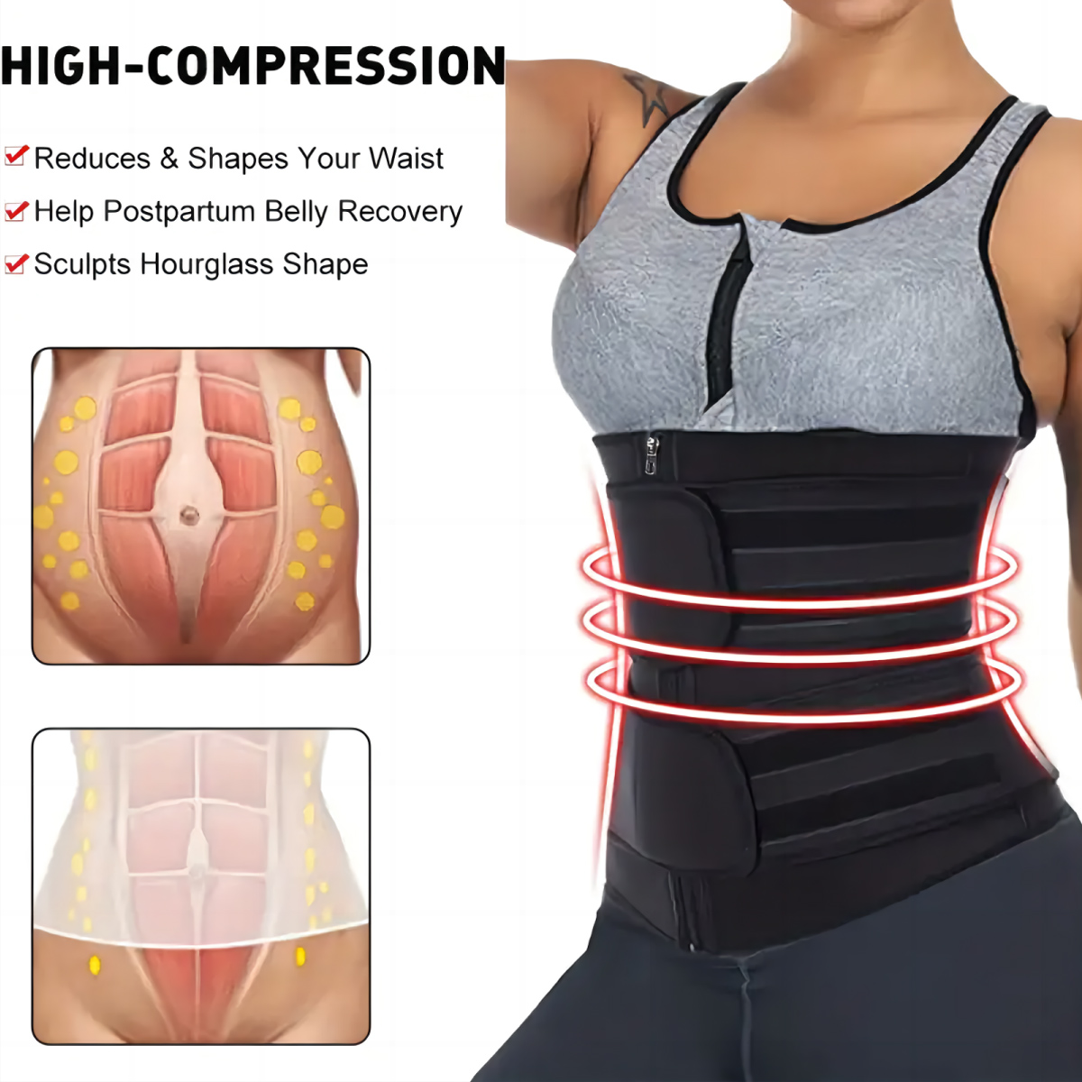 Damen-Taillentrainer-Gürtel mi – Weight Belt Lifting Bewertung und Preis
