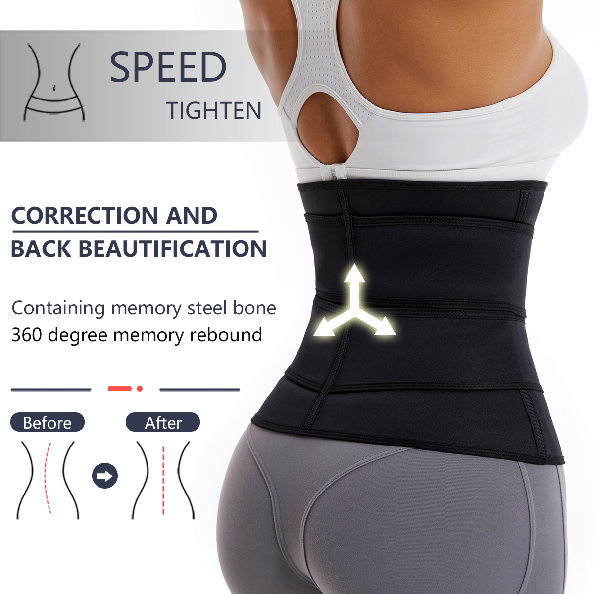 Damen-Taillentrainer-Gürtel mi – Weight Belt Lifting Bewertung und Preis
