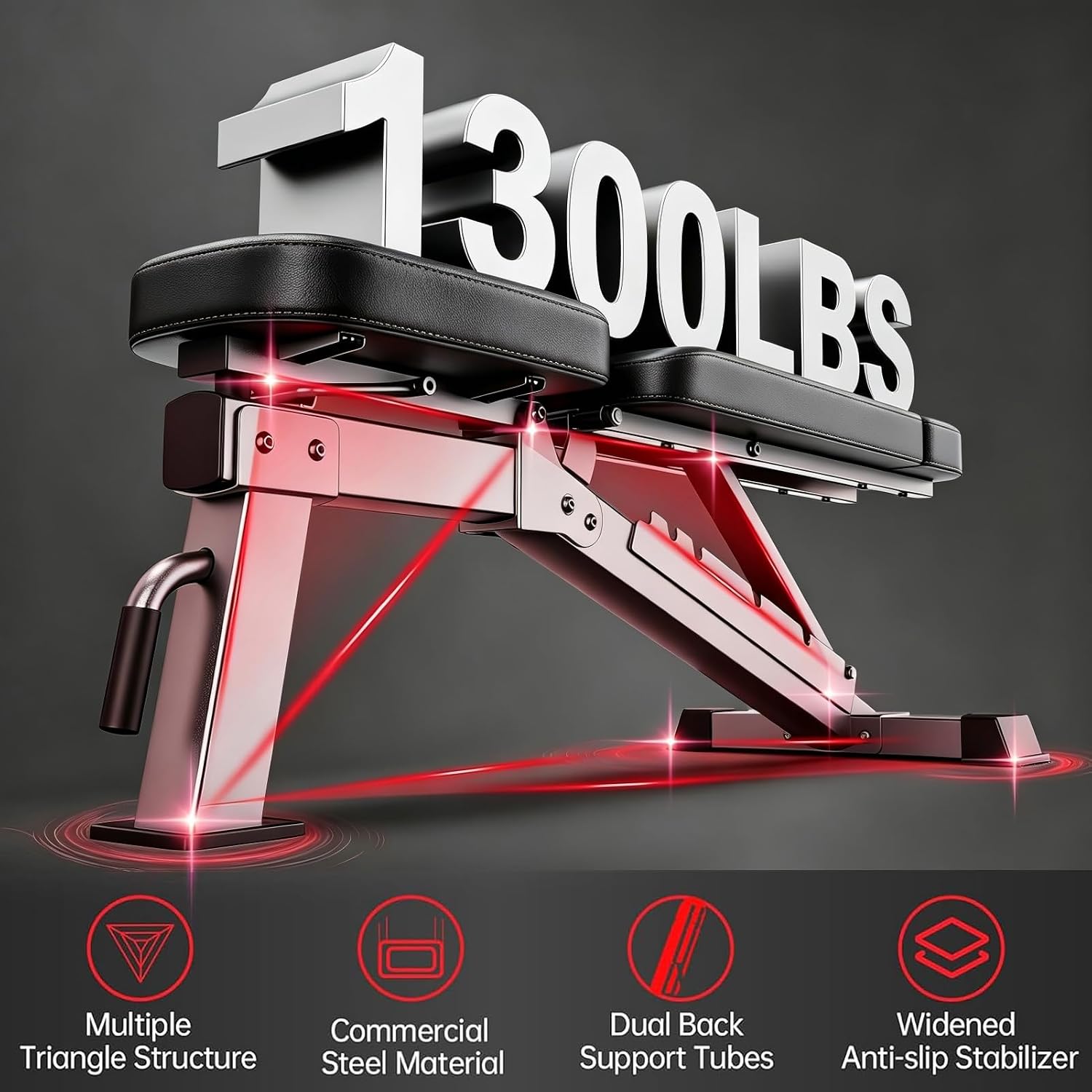 Verstellbare Hantelbank mit 13 – Home Gym Bench Bewertung und Preis