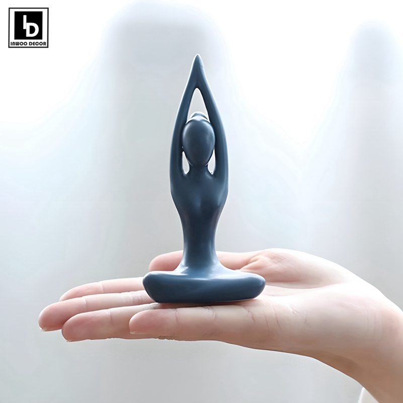 Abstrakte Yoga-Posen Zen Keram – Home Gym Zen Bewertung und Preis