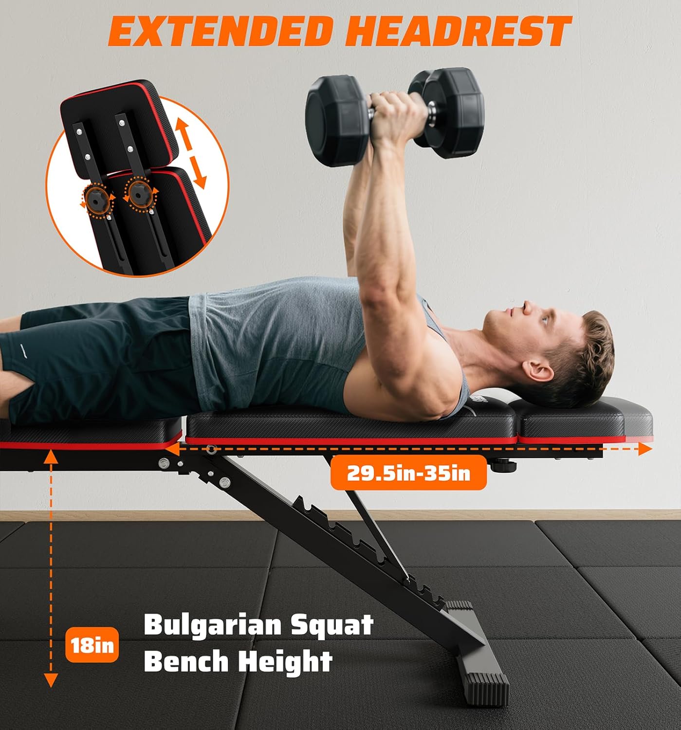 Heimtrainer Klappbare Hantelba – Home Gym Bench Bewertung und Preis