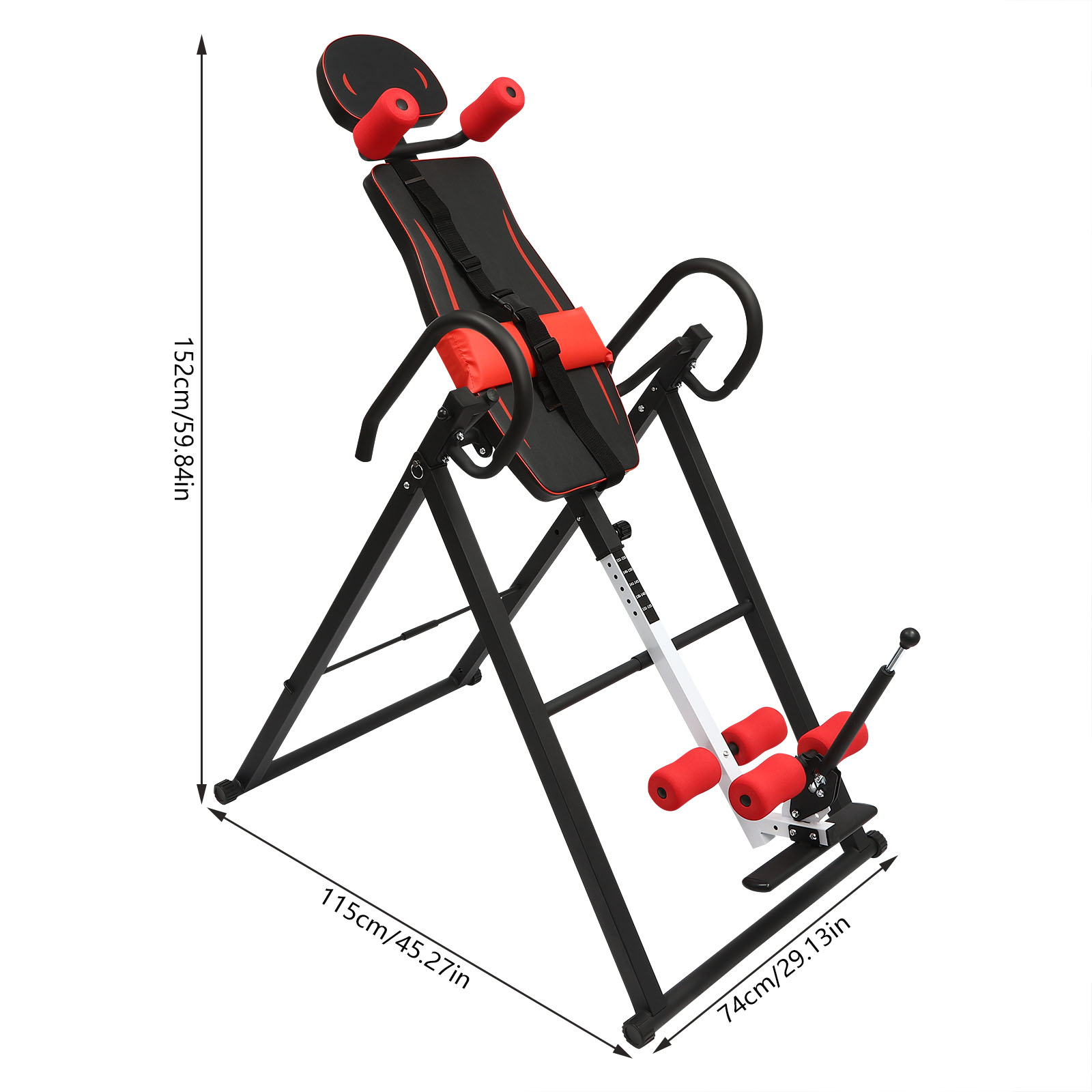 Schwarz / Rot / Blau Inversion – Home Gym Resistance Machine Bewertung und Preis