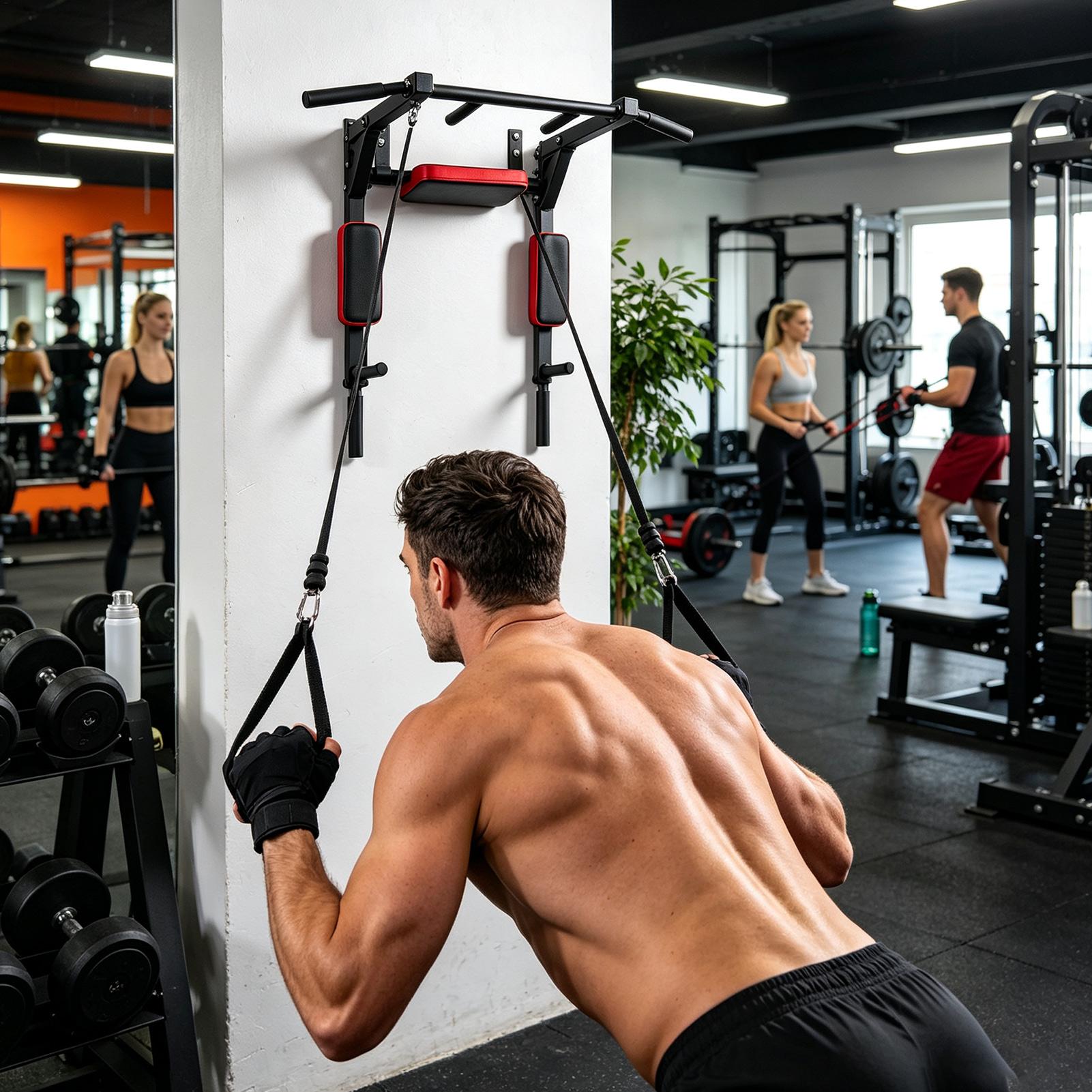 Wandmontierte Klimmzugstange,  – Home Gym Pull Up Bewertung und Preis